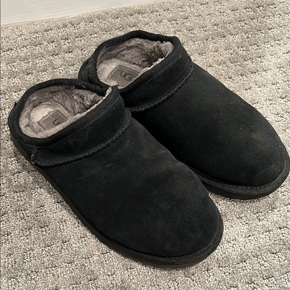 UGG Black Cozy Slip-Ons